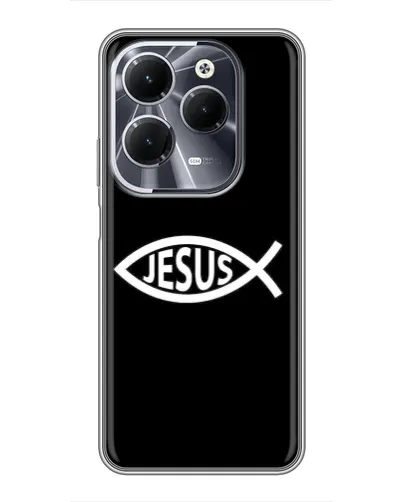 Чехол для Infinix Hot 40 с картинкой «Классический Jesus»