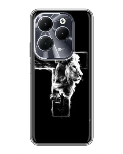 Чехол для Infinix Hot 40 с картинкой «Сияющий крест Jesus» Чехол для Infinix Hot 40 с картинкой «Сияющий крест Jesus»
