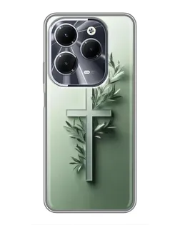 Чехол для Infinix Hot 40 с картинкой «Оливковая ветвь» Чехол для Infinix Hot 40 с картинкой «Оливковая ветвь»
