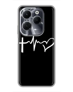 Чехол для Infinix Hot 40 с картинкой «Пульс веры» Чехол для Infinix Hot 40 с картинкой «Пульс веры»