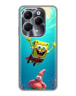 Чехол для Infinix Hot 40 с картинкой «Спанч Боб под водой» Чехол для Infinix Hot 40 с картинкой «Спанч Боб под водой»