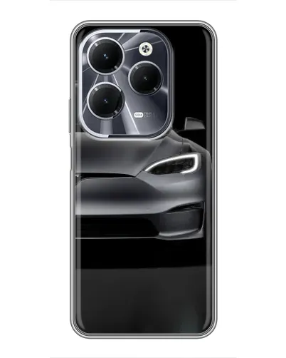 Чехол для Infinix Hot 40 с картинкой «Tesla Model S Look» Чехол для Infinix Hot 40 с картинкой «Tesla Model S Look»