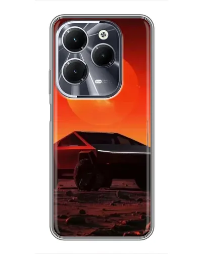 Чехол для Infinix Hot 40 с картинкой «Cybertruck на Марсе» Чехол для Infinix Hot 40 с картинкой «Cybertruck на Марсе»