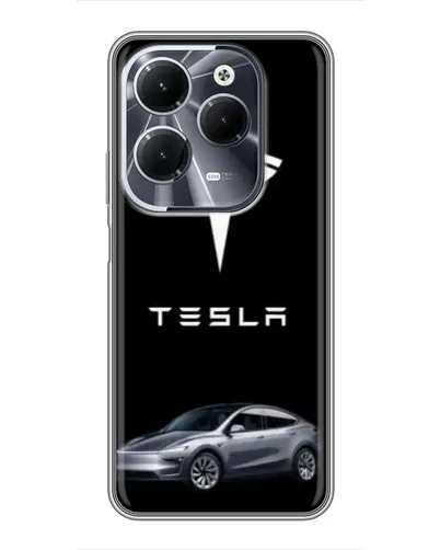 Чехол для Infinix Hot 40 с картинкой «Tesla Model Y» Чехол для Infinix Hot 40 с картинкой «Tesla Model Y»