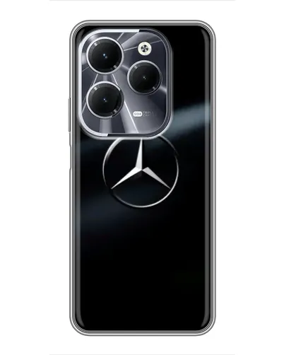 Чехол для Infinix Hot 40 с картинкой «Mercedes на металле» Чехол для Infinix Hot 40 с картинкой «Mercedes на металле»
