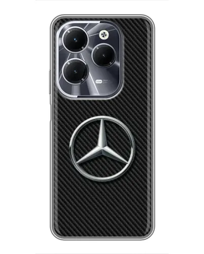 Чехол для Infinix Hot 40 с картинкой «Карбоновый Mercedes стиль» Чехол для Infinix Hot 40 с картинкой «Карбоновый Mercedes стиль»