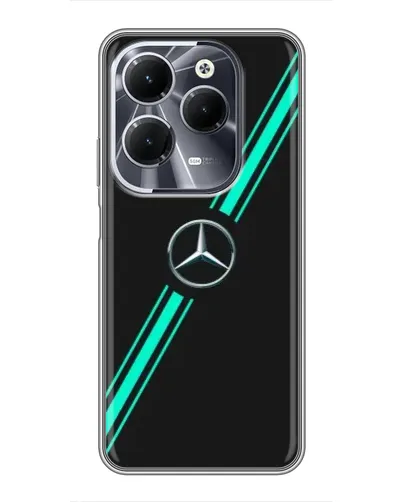 Чехол для Infinix Hot 40 с картинкой «Спортивные линии Mercedes» Чехол для Infinix Hot 40 с картинкой «Спортивные линии Mercedes»
