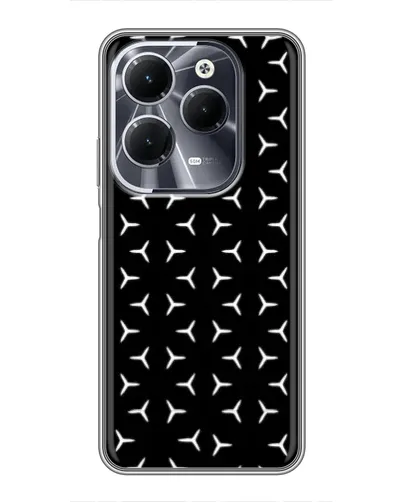 Чехол для Infinix Hot 40 с картинкой «Mercedes паттерн звезд» Чехол для Infinix Hot 40 с картинкой «Mercedes паттерн звезд»