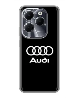 Чехол для Infinix Hot 40 с картинкой «Классическое лого Audi» Чехол для Infinix Hot 40 с картинкой «Классическое лого Audi»