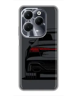 Чехол для Infinix Hot 40 с картинкой «Задняя часть Audi — арт» Чехол для Infinix Hot 40 с картинкой «Задняя часть Audi — арт»