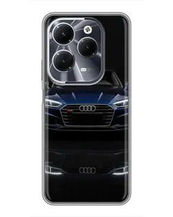 Чехол для Infinix Hot 40 с картинкой «Audi — ночное отражение» Чехол для Infinix Hot 40 с картинкой «Audi — ночное отражение»