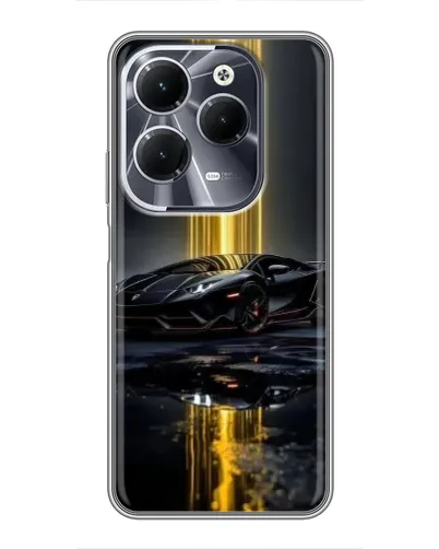 Чохол для Infinix Hot 40 з картинкою «Нічний Lamborghini драйв» Чохол для Infinix Hot 40 з картинкою «Нічний Lamborghini драйв»