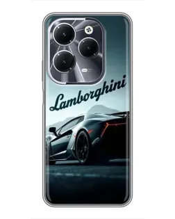 Чохол для Infinix Hot 40 з картинкою «Класичний Lamborghini надпис»