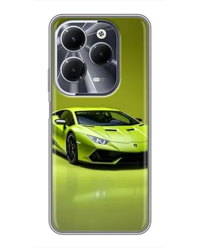 Чохол для Infinix Hot 40 з картинкою «Салатовий Lamborghini Huracan» Чохол для Infinix Hot 40 з картинкою «Салатовий Lamborghini Huracan»