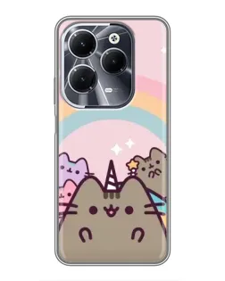Чехол для Infinix Hot 40 с картинкой «Единорог Pusheen» Чехол для Infinix Hot 40 с картинкой «Единорог Pusheen»