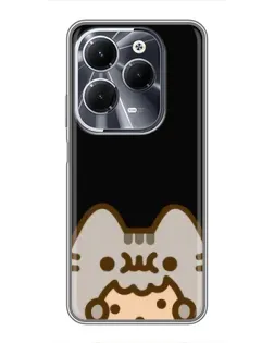 Чехол для Infinix Hot 40 с картинкой «Пушин на черном» Чехол для Infinix Hot 40 с картинкой «Пушин на черном»