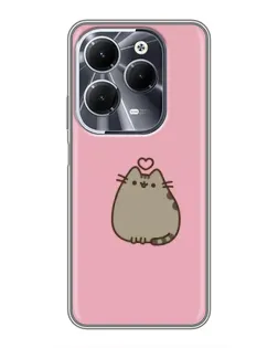 Чехол для Infinix Hot 40 с картинкой «Pusheen сердце» Чехол для Infinix Hot 40 с картинкой «Pusheen сердце»