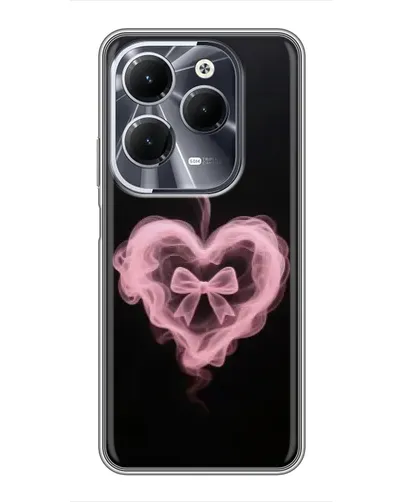 Чехол для Infinix Hot 40 с картинкой «Дымчатое сердце»