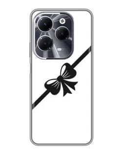 Чехол для Infinix Hot 40 с картинкой «Диагональный бант»