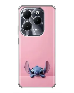 Чохол для Infinix Hot 40 з картинкою «Stitch визирає»