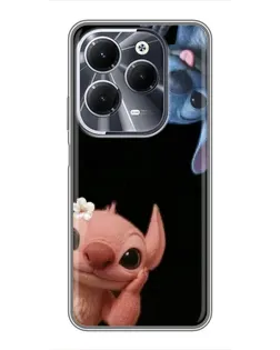 Чохол для Infinix Hot 40 з картинкою «Фіолетовий туман троянд»
