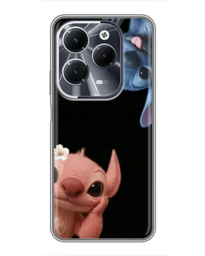 Чехол для Infinix Hot 40 с картинкой «Фиолетовый туман роз»