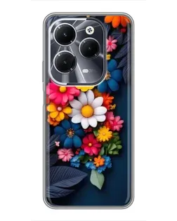 Чехол для Infinix Hot 40 с картинкой «Цветочная феерия» Чехол для Infinix Hot 40 с картинкой «Цветочная феерия»