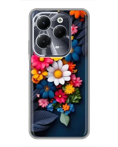 Чехол для Infinix Hot 40 с картинкой «Цветочная феерия» Чехол для Infinix Hot 40 с картинкой «Цветочная феерия»