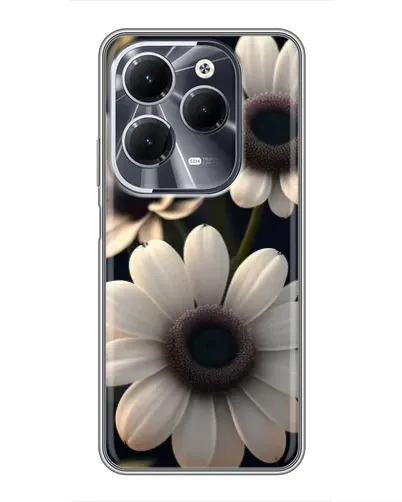 Чехол для Infinix Hot 40 с картинкой «Белые маргаритки макро» Чехол для Infinix Hot 40 с картинкой «Белые маргаритки макро»