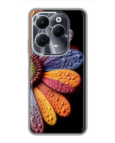 Чехол для Infinix Hot 40 с картинкой «Радужный цветок» Чехол для Infinix Hot 40 с картинкой «Радужный цветок»