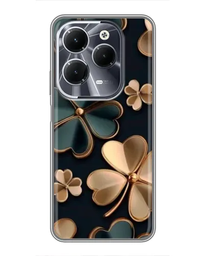 Чехол для Infinix Hot 40 с картинкой «Клевер в золоте» Чехол для Infinix Hot 40 с картинкой «Клевер в золоте»