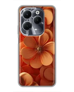 Чехол для Infinix Hot 40 с картинкой «Оранжевый макро цветок» Чехол для Infinix Hot 40 с картинкой «Оранжевый макро цветок»