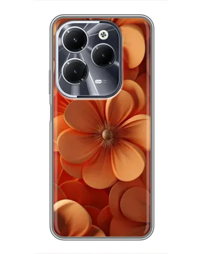 Чехол для Infinix Hot 40 с картинкой «Оранжевый макро цветок» Чехол для Infinix Hot 40 с картинкой «Оранжевый макро цветок»