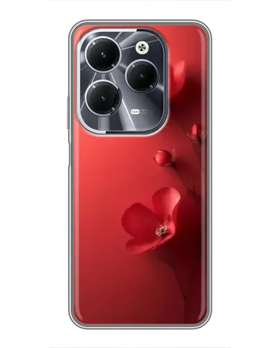 Чехол для Infinix Hot 40 с картинкой «Маковые соцветия» Чехол для Infinix Hot 40 с картинкой «Маковые соцветия»