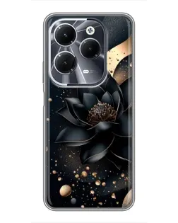 Чехол для Infinix Hot 40 с картинкой «Черный лотос» Чехол для Infinix Hot 40 с картинкой «Черный лотос»