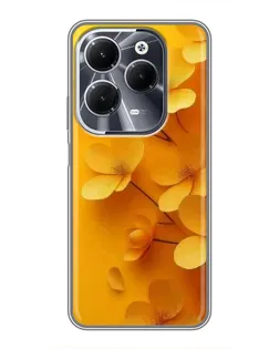 Чехол для Infinix Hot 40 с картинкой «Золотые лепестки» Чехол для Infinix Hot 40 с картинкой «Золотые лепестки»
