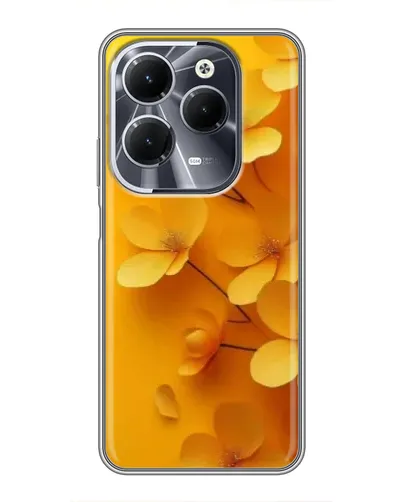 Чехол для Infinix Hot 40 с картинкой «Золотые лепестки» Чехол для Infinix Hot 40 с картинкой «Золотые лепестки»