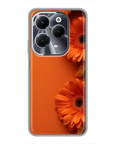Чехол для Infinix Hot 40 с картинкой «Оранжевые герберы» Чехол для Infinix Hot 40 с картинкой «Оранжевые герберы»