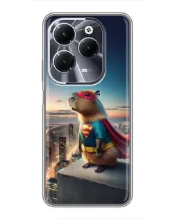 Чехол для Infinix Hot 40 с картинкой «Капи-мен супергерой» Чехол для Infinix Hot 40 с картинкой «Капи-мен супергерой»