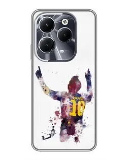 Чехол для Infinix Hot 40 с картинкой «Акварельный Месси Барселона» Чехол для Infinix Hot 40 с картинкой «Акварельный Месси Барселона»