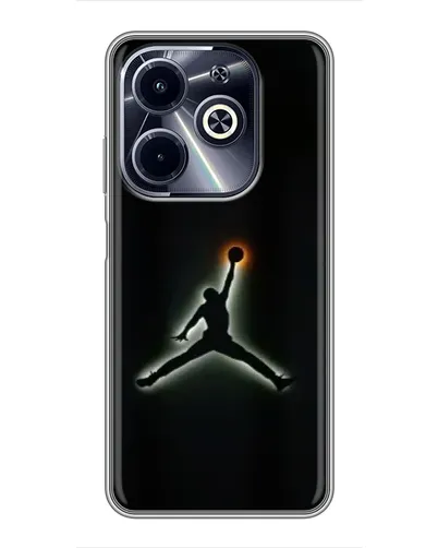 Чехол для Infinix Hot 40i с картинкой «Jordan Gradient Logo» Чехол для Infinix Hot 40i с картинкой «Jordan Gradient Logo»