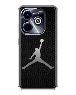 Чохол для Infinix Hot 40i з картинкою «Jordan Dark Carbon» Чохол для Infinix Hot 40i з картинкою «Jordan Dark Carbon»