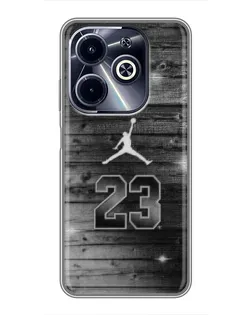 Чохол для Infinix Hot 40i з картинкою «Jordan Carbon 23» Чохол для Infinix Hot 40i з картинкою «Jordan Carbon 23»