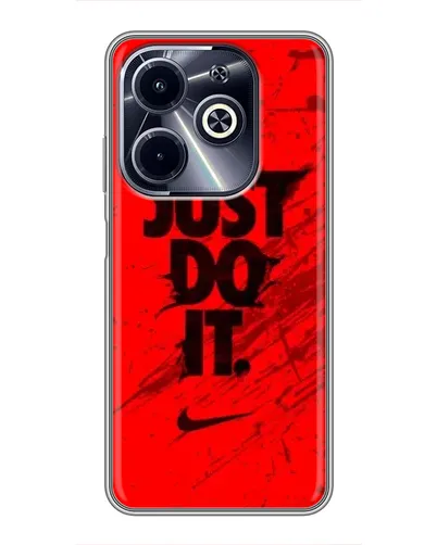 Чехол для Infinix Hot 40i с картинкой «Nike Just Do It» Чехол для Infinix Hot 40i с картинкой «Nike Just Do It»