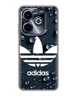 Чохол для Infinix Hot 40i з картинкою «Adidas Trefoil Blue» Чохол для Infinix Hot 40i з картинкою «Adidas Trefoil Blue»