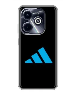 Чохол для Infinix Hot 40i з картинкою «Adidas Cyan Logo» Чохол для Infinix Hot 40i з картинкою «Adidas Cyan Logo»