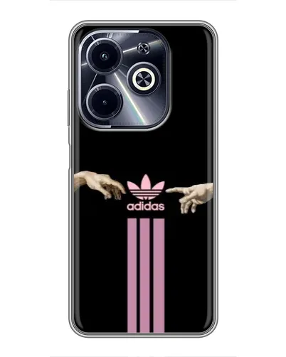 Чехол для Infinix Hot 40i с картинкой «Adidas Hands» Чехол для Infinix Hot 40i с картинкой «Adidas Hands»