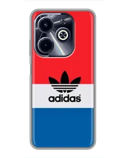 Чохол для Infinix Hot 40i з картинкою «Ретро блоки Adidas» Чохол для Infinix Hot 40i з картинкою «Ретро блоки Adidas»