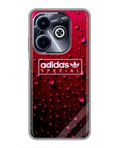 Чехол для Infinix Hot 40i с картинкой «Adidas Gold Marble» Чехол для Infinix Hot 40i с картинкой «Adidas Gold Marble»