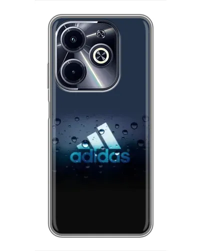 Чехол для Infinix Hot 40i с картинкой «Adidas Water Drops» Чехол для Infinix Hot 40i с картинкой «Adidas Water Drops»